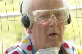 Plymouth pensioner chains himself to fence in protest