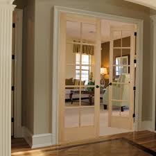 Builders Choice 48 In X 80 In 10 Lite Clear Wood Pine Prehung Interior French Door Hdcp151040 The Home Depot French Doors Interior Prehung Interior French Doors French Doors