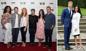 The bride, meghan markle, is american and previously worked as an actress. Meghan Markle S Suits Co Stars To Have Outfits Made For Royal Wedding Royal News Express Co Uk