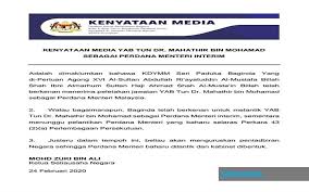 Singkatan ksn) merupakan jawatan tertinggi dalam sektor perkhidmatan awam di malaysia. Bernama Agong Lantik Dr Mahathir Sebagai Pm Interim Batal Tugas Anggota Pentadbiran Ksn