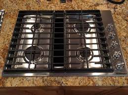 Reviews For Kitchenaid 30 In Gas Downdraft Cooktop In Stainless Steel With 4 Burners Kcgd500gss The Home Depot Downdraft Cooktop Cooktop Kitchen Aid