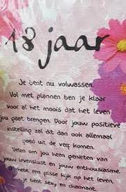 Bol Com 18 Jaar Tekst Canvas