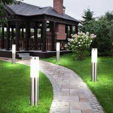 Garten stehleuchte gardenlight aus metall in schwarz und weiß e27. 2er Led Rgb Aussen Stehleuchten Mit Fernbedienung Meinelampe