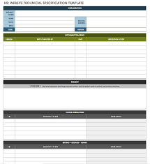 (grab this user stories template). Free Technical Specification Templates Smartsheet