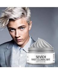 Sevich 120g Hair Coloring Wax Hair Style Dye Mud Hair Color Material for  Temporary Hair Color Hair Dye Coloring Wax Washable Natural Instant Hair  Color Cream Temporary Hair Dye Wax Silver Grey |