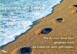 Margaret fishback powers spuren im sand ein gedicht, das millionen bewegt,. Spuren Im Sand