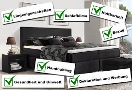 Ein befriedigend (2,7) im stiftung warentest 09/2014 gibt es für die dormabell: Stiftung Warentest Von Boxspringbetten In 2016 Reaktion