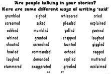 Love This You Can Never Have Enough Replacements For Said Writing Words Writing Skills Book Writing Tips