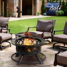 Bighorn fire pit from lowe's part 1. Wood Burning Fire Pit With Cooking Grill