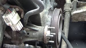 Replacing A 89 98 Geo Tracker Timing Belt Water Pump Thermostat And Fan Clutch Pt1 Youtube