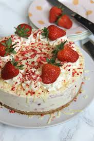 For the decoration, you'll need: No Bake White Chocolate Strawberry Cheesecake Jane S Patisserie