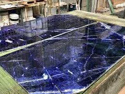White granite is an excellent choice for creating a bright and welcoming kitchen. Premium Sodalite Blue Granite Slabs Polished Fulei Stone