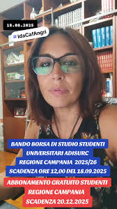 Borsa di Studio Universitaria per Studenti Campania 2025