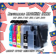 This website offers hundreds of free. Refillable Brother Lc535 Dcp J100 Dcp J105 Mfc J200 Ready Stock Shopee Malaysia