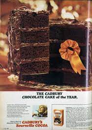 Vivat Vintage Cadbury Chocolate Cake Chocolate Flavors Cadbury Chocolate