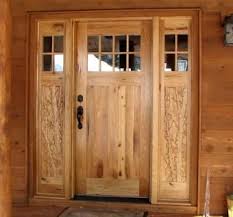 Antique reproductions, floral accents, detailed wildlife, anything you could imagine can be carved from wood for your house doors. Hand Crafted Butternut And Birch Custom Carved Entry Door By Huisman Concepts Custommade Com