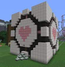 I'm usually too lazy to do a tutorial because of all the editing, but it. Minecraft Companion Cube House By Kawaii Panda San On Deviantart