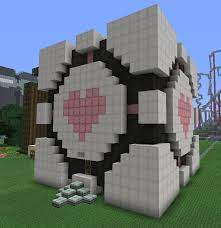 See more ideas about minecraft, cute minecraft houses, minecraft designs. Minecraft Companion Cube House By Kawaii Panda San On Deviantart