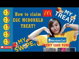 Some cash back cards are linked to their issuer's rewards program, allowing you to convert them into points or use them as points instead of requesting cash back. Metrobank Credit Card Promo Mcdonald S 08 2021