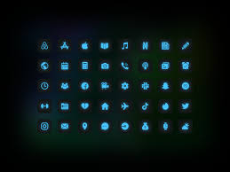 720 Rainbow Shining App Icon Covers For Ios 14 Home Screen In 2021 App Icon Homescreen App Covers