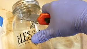 Removing Paint And Screen Printed Logos Off Glass Items Paint Remover Painted Glass Bottles Glass Printing