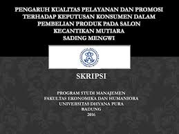 Bagaimana pengalaman kamu sidang skripsi? Pdf Contoh Slide Presentasi Seminar Skripsi