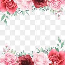 Romantic Watercolor Floral Border For Cards Composition Watercolor Clipart Flower Watercolor Png Transparent Clipart Image And Psd File For Free Download Floral Wreath Watercolor Floral Watercolor Watercolor Flower Art