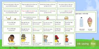 To embed a font, copy the code into the <head> of your html. Summer Simple Sentence Cards English Hindi Teacher Made