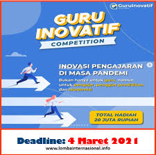 Kemendikbud #bantuanpemerintah2021 #kuotakemendikbud kuota gratis kemendikbud 2021 pemerintah kembali menyalurkan. Lombainternasional Info Gratis Lomba Guru Inovatif Nasional 2021 Berhadiah 20 Juta