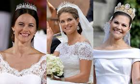 Included is silvia's 1976 wedding gown, designed by christian dior, and worn with a swedish. Sweden S Princess Brides 5 Royal Wedding Gowns To Go On Display Hello