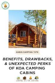 Camping, hiking, and backpacking are fun and inexpensive ways to get away from the stress of everyday life. A Koa Camping Cabin Is A Terrific Way To Step Easily Into Camping With Different Types Of Cabins You Can Rough It In A Saf Cabin Camping Camping Hacks Cabin
