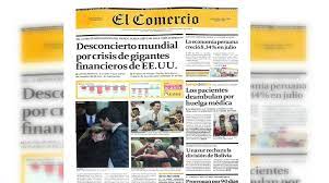 Campañas de el comercio reciben menciones honrosas en los 2021 global media awards de inma. Aniversario El Comercio Grandes Portadas Economicas En 30 Anos Economia El Comercio Peru