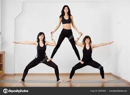 Extreme Three People Yoga Poses Google Search Women Fitness Magazine Health Tonic Health Fitness