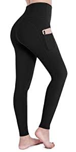 See a recent post on tumblr from @goddessmarrr about leggings. Ouges Womens High Waist Yoga Pants With Pockets Workout Running Leggings
