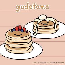 Look At Gudetama Pancake For Celebrating Nationaldessertday So Cute Dessert Cute Hellokittylovesin Cute Cartoon Drawings Cute Kawaii Drawings Gudetama