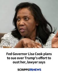 Federal Reserve Governor Lisa Cook, who was dismissed by President Donald  Trump