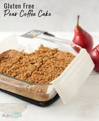 With moist, tender cake, a swirl of cinnamon sugar in the middle, a perfect crumb topping, and a simple drizzle of icing, this is the perfect thing easy cinnamon coffee cake faqs. Gluten Free Coffee Cake With Pears Dairy Free The Fit Cookie