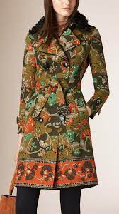 Shop the top 25 most popular 1 at the best prices! Floral Cotton Gabardine Trench Coat Fashion Trendy Coat Cotton Coat