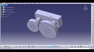 Gear Joint Dmu Kinematics Digital Mockup Catia V5 Youtube
