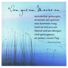 Glasrelief Von Guten Machten Trostende Worte Christliche Spruche Bibelzitate