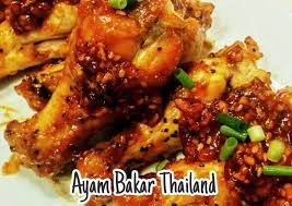 Cara Membuat Ayam Bakar Thailand Resep Masakan Makanan Ayam
