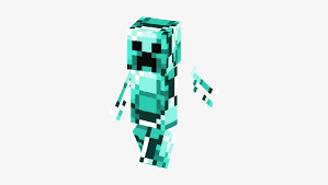Diamond Creeper Skin Minecraft Skins Creeper Diamond Free Transparent Png Download Pngkey