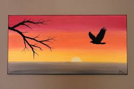 Easy Bird Paintings On Canvas Pin By Kim Duffy On John Fallon Silhouette Painting Abstract Painting Acrylic Acrylic Painting Canvas