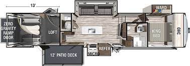 Toy hauler with patio deck. 8 Must See Rvs With Side Patios With Pictures