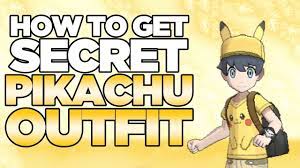 How To Get The Secret Pikachu Outfit In Pokemon Ultra Sun And Moon Aus Pokemon Pikachu Pokemon Fan