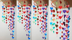 Paper Heart Wall Decoration Ideas Diy Paper Craft Butterfly Wall Art Diy Paper Crafts Diy Heart Wall Decor