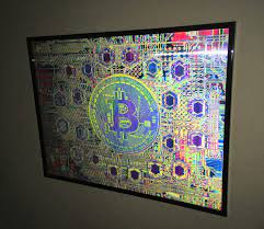To view it please enter your password below: Btc 4 Hologram Psychedelic Art Crypto Bitcoin Art Art By Fraktality Limited Edition 60 Pieces