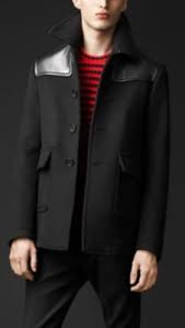 Burberry Jackets Gents Fashion Fur Leather Jacket Fashion