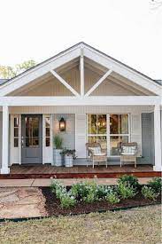 Beach House With Fixer Upper Style Bethany Mitchell Homes Ranch Style Homes House Exterior House With Porch