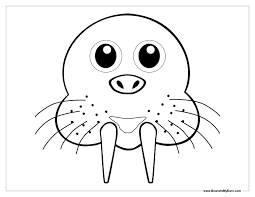 Blues salt and pepper coloring pages. Walrus 16538 Animals Printable Coloring Pages